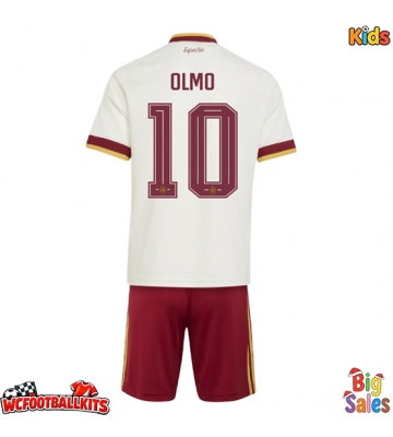 Spain Dani Olmo #10 Replica Away Stadium Kit for Kids World Cup 2026 Short Sleeve (+ pants)